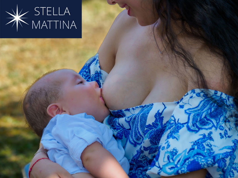 Mother breastfeeding her newborn - to illustrate breastfeeding benefits