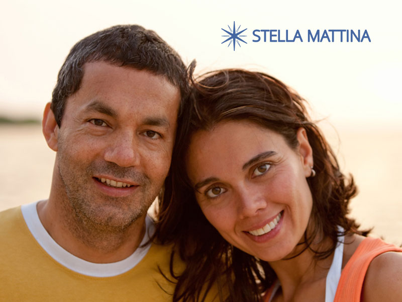 A man and woman looking happy andhealthy to illustrate hormone therapy in Dallas with Biote